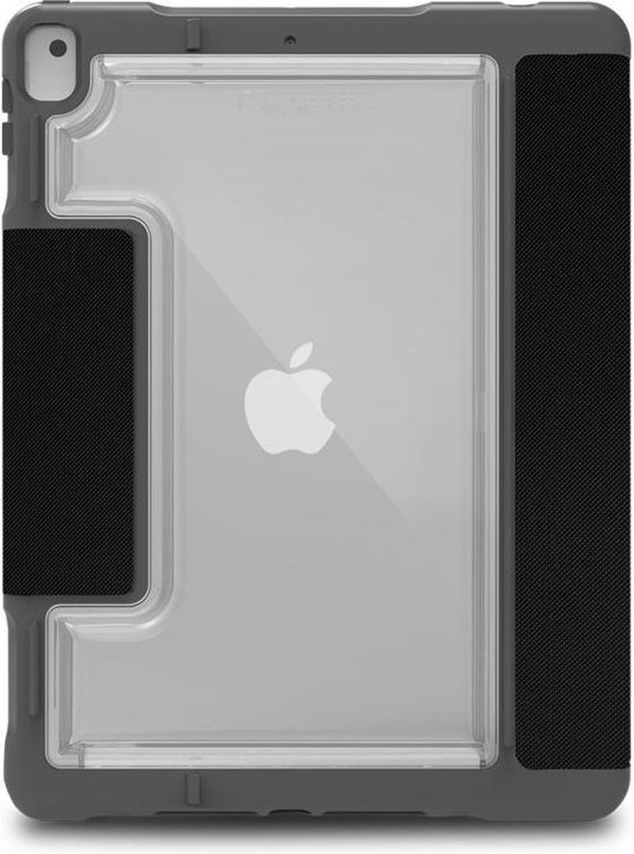 STM Dux Plus Duo Apple iPad 10.2 (2019) Flip Hoes Zwart