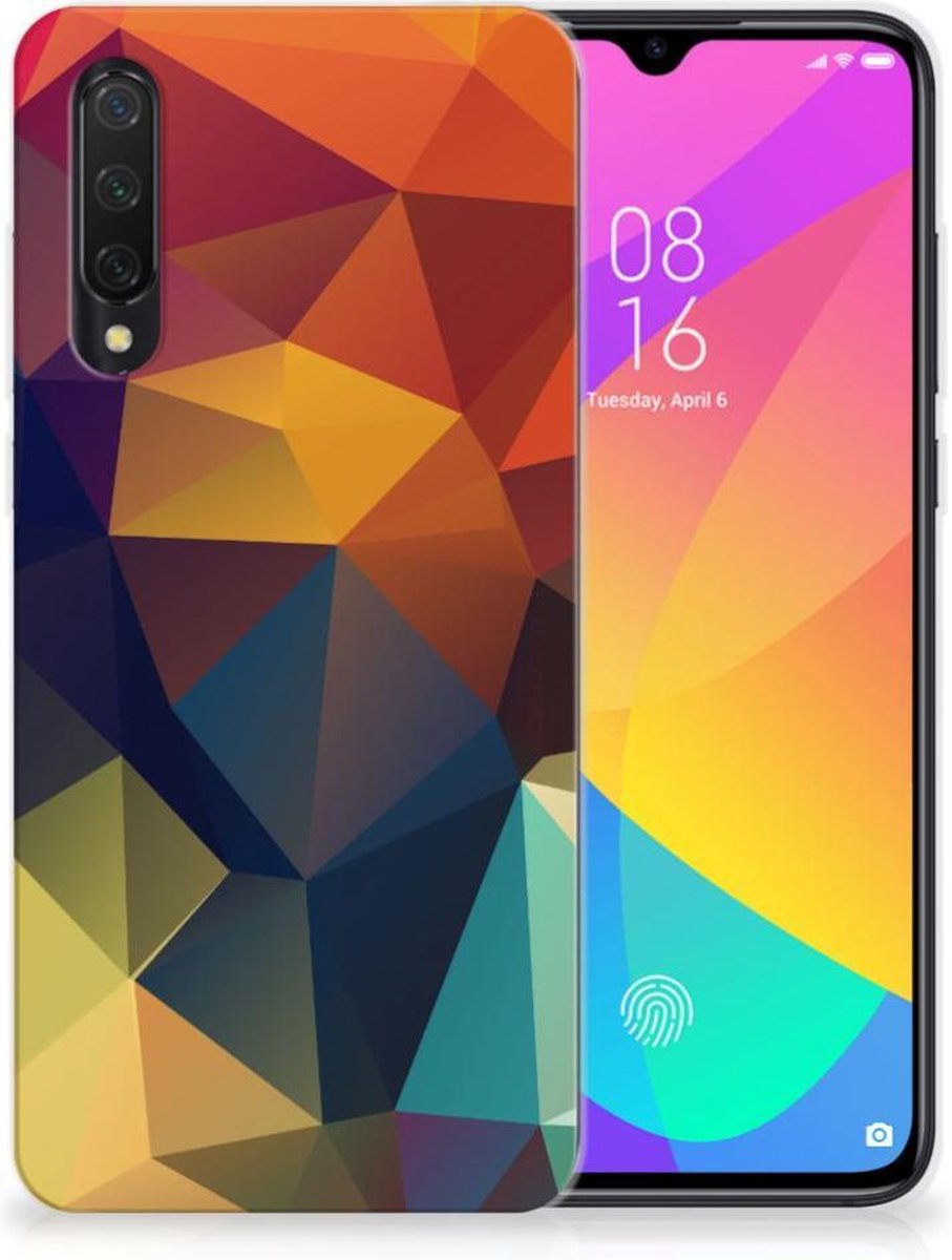 Xiaomi Mi 9 Lite TPU Hoesje Polygon Color