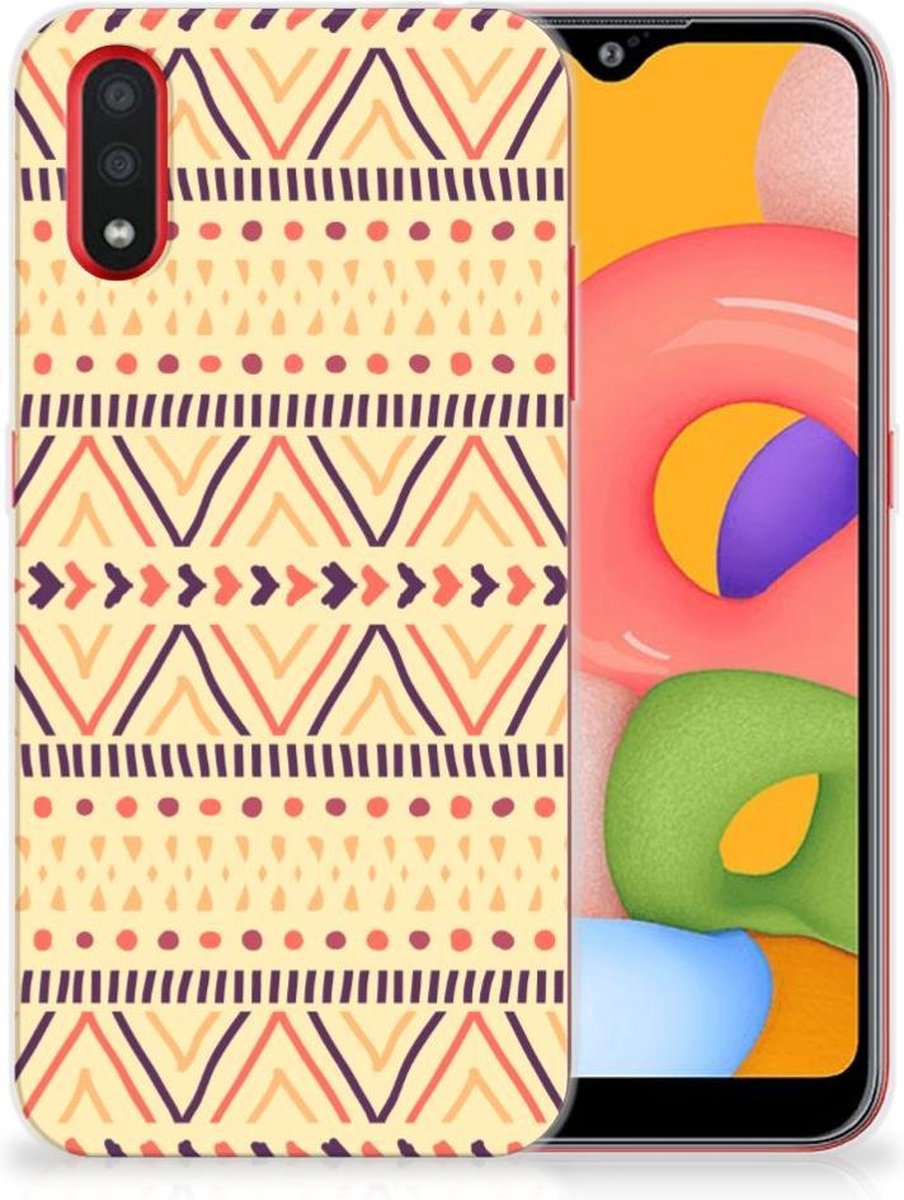 Samsung Galaxy A01 TPU bumper Aztec Yellow