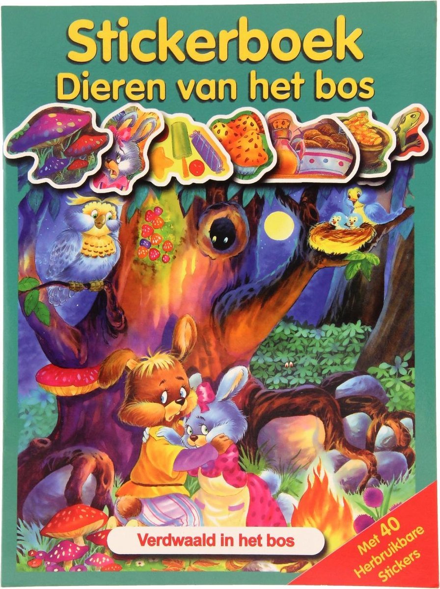 Flash Stickerboek Dieren Van Het Bos