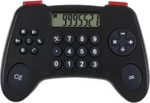 Game controller rekenmachine zwart 12 cm - Spelcomputer calculator - Cadeau/gadget