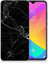 TPU Siliconen Hoesje Xiaomi Mi 9 Lite Marmer Zwart