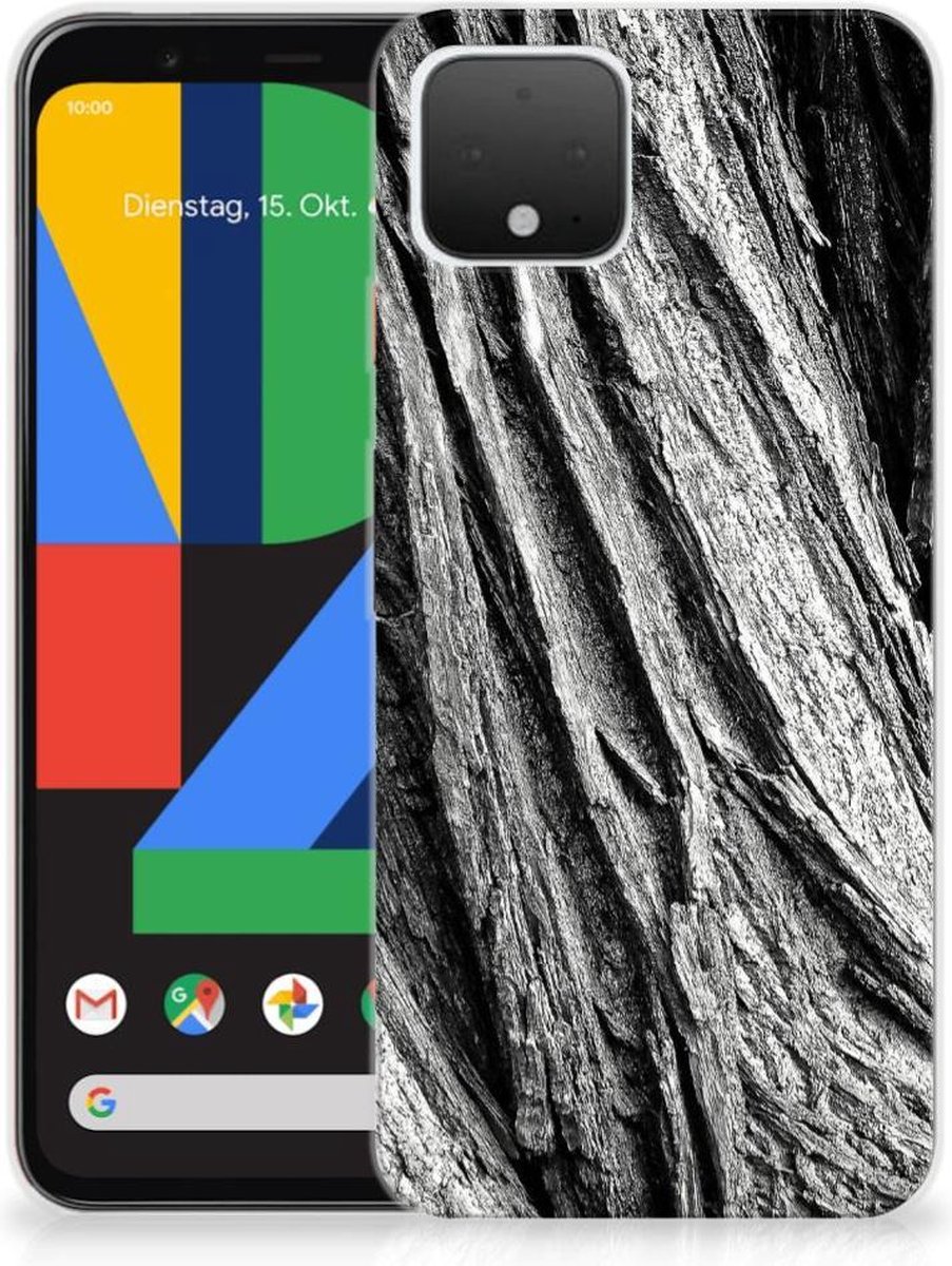 Bumper Hoesje Google Pixel 4 Boomschors Grijs