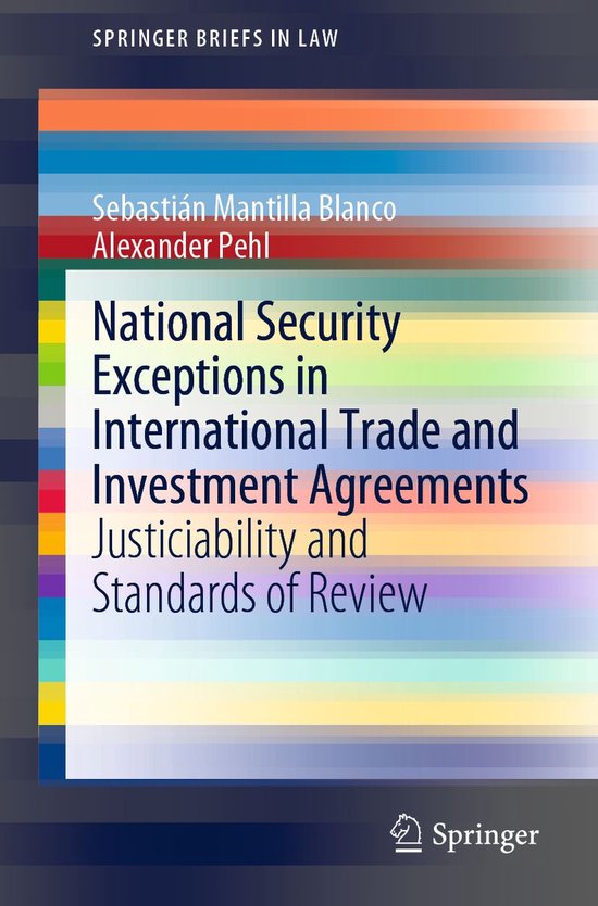 SpringerBriefs in Law National Security Exceptions in International Trade and... bol