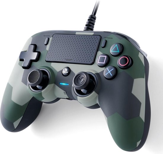 Manette Sans Fil Camouflage Vert Officielle PS4 pas cher 