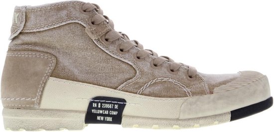 Yellow cab | Mud 301-b sand washed canvas high sneaker - dirty sole | Maat:  40 | bol.com