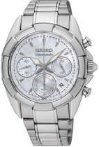 Seiko SRW807P1 horloge dames - zilver - edelstaal