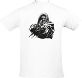 Merkloos Gangster - Hoodie - Pistool - Shotgun - Geweldadig - Agressief - Kwaad Unisex T-shirt L