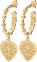 Lora di Lora Oorbellen 25 Printemps. Unieke oorbellen met bedeltjes voor Vrouwen 18K Vermeil Goud 1.5 cm