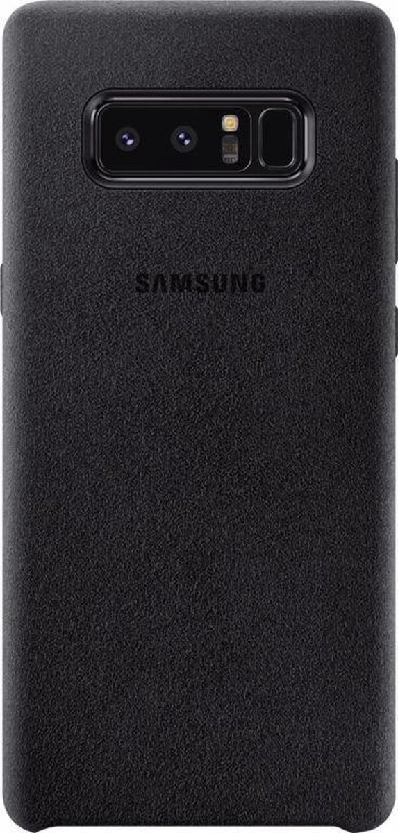 Samsung Note 8 Alcantara leather cover - Zwart