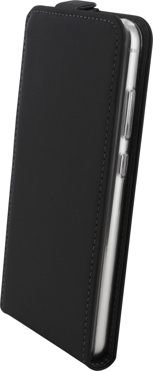 Mobiparts Premium Flip TPU Case Huawei P10 Lite Zwart hoesje