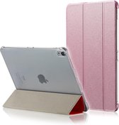 Apple iPad Pro 12.9 (2018) Hoes - Mobigear - Tri-Fold Serie - Kunstlederen Bookcase - Roze - Hoes Geschikt Voor Apple iPad Pro 12.9 (2018)