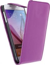 Xccess Leather Flip Case Samsung Galaxy S6 Purple