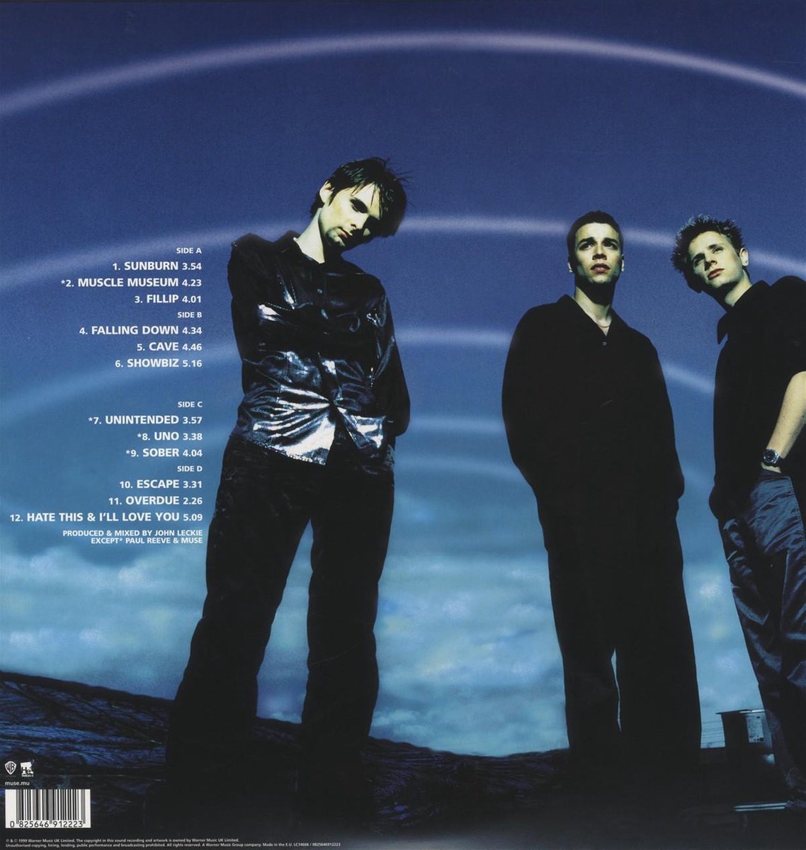Muse Showbiz LP - Debuutalbum met singles Uno en Cave | bol