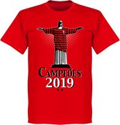 Flamengo 2019 Champions Christ T-Shirt - Rood - XS