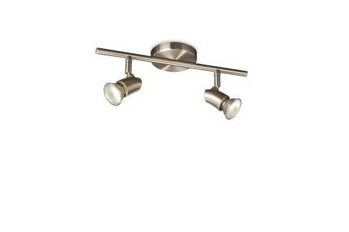 Plafondspot / Plafondlamp PHILIPS Kinja, 544917PN, Matt Chrome, Excl. lichtbron(nen)
