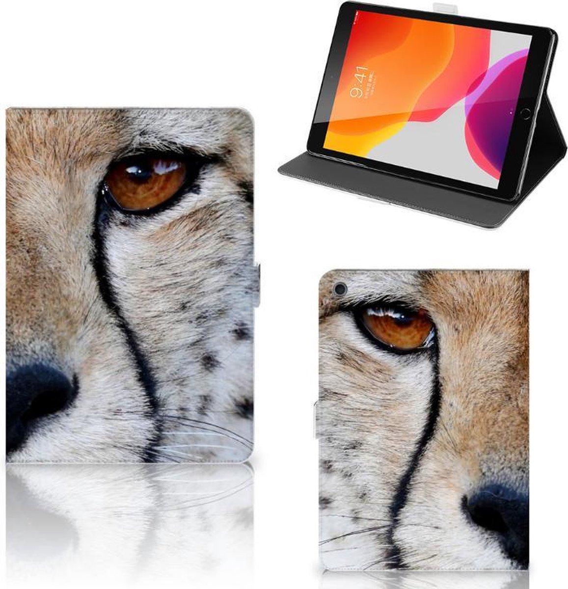 iPad 10.2 2019 | iPad 10.2 2020 | 10.2 2021 Flip Case Cheetah