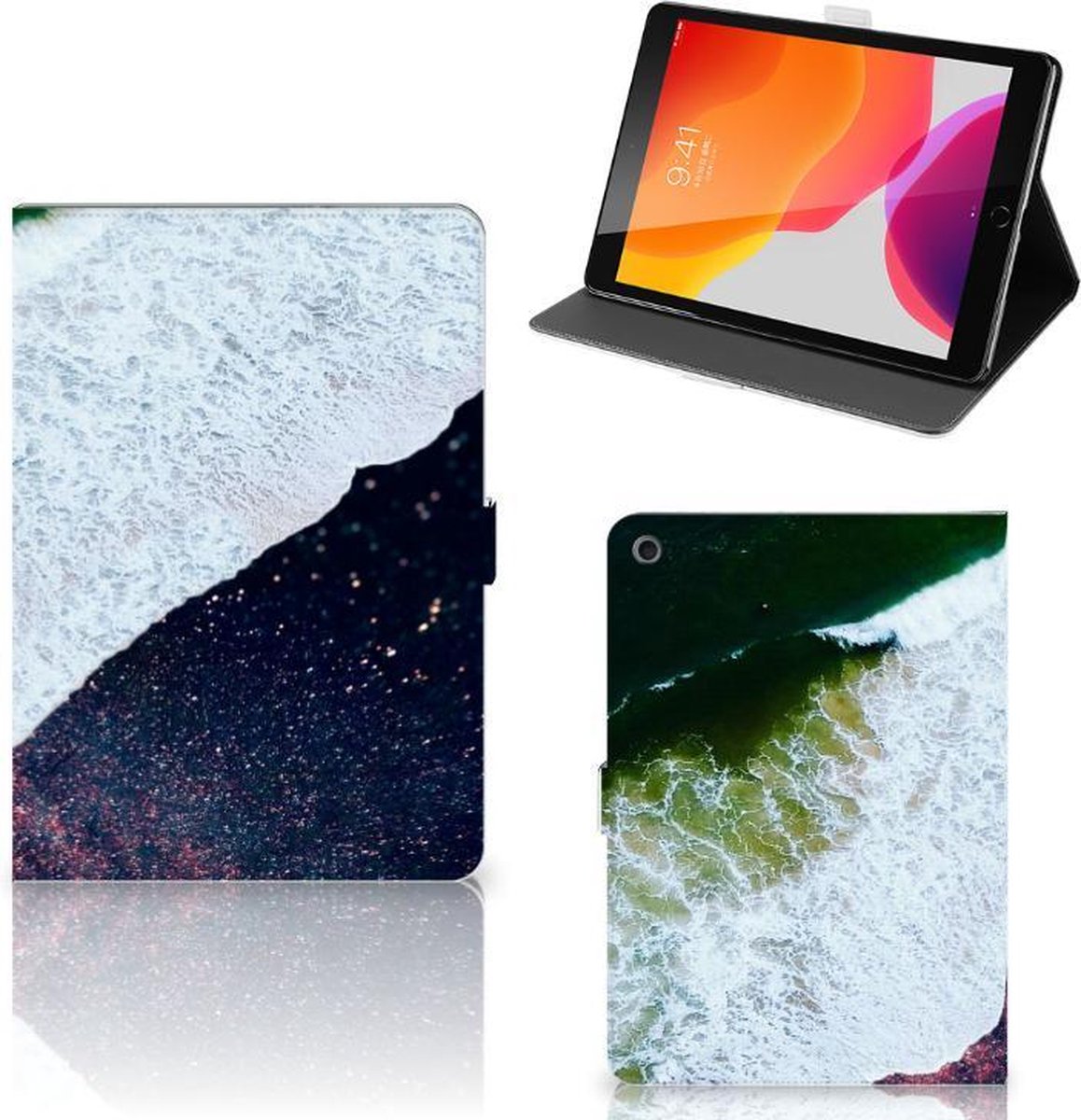 iPad 10.2 2019 | iPad 10.2 2020 | 10.2 2021 Tablet Beschermhoes Sea in Space