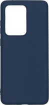 iMoshion Hoesje Geschikt voor Samsung Galaxy S20 Ultra Hoesje Siliconen - iMoshion Color Backcover - Donkerblauw