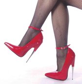 Devious - SCREAM-12 Hoge hakken - Paaldans schoenen - 38 Shoes - Rood