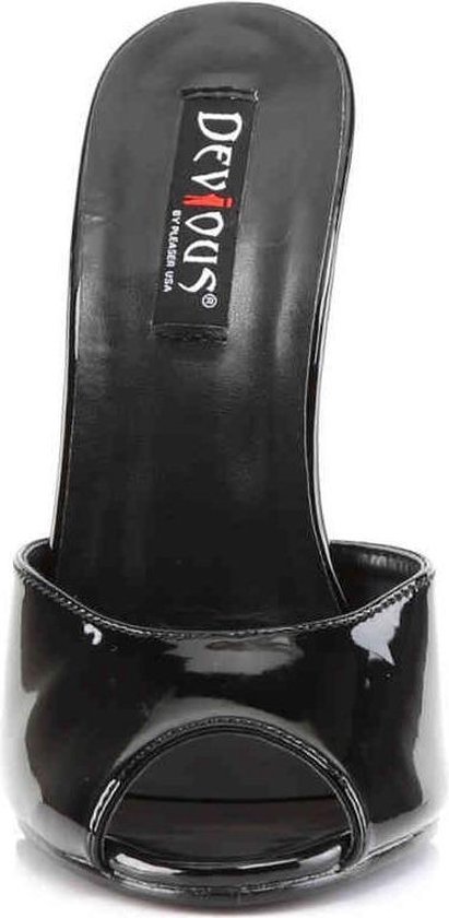 Devious - DOMINA-101 Muiltjes - Paaldans schoenen - 40 Shoes - Zwart