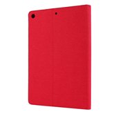 iPad 10.2 inch 2019 / 2020 / 2021 hoes - Book Case met Soft TPU houder - Rood