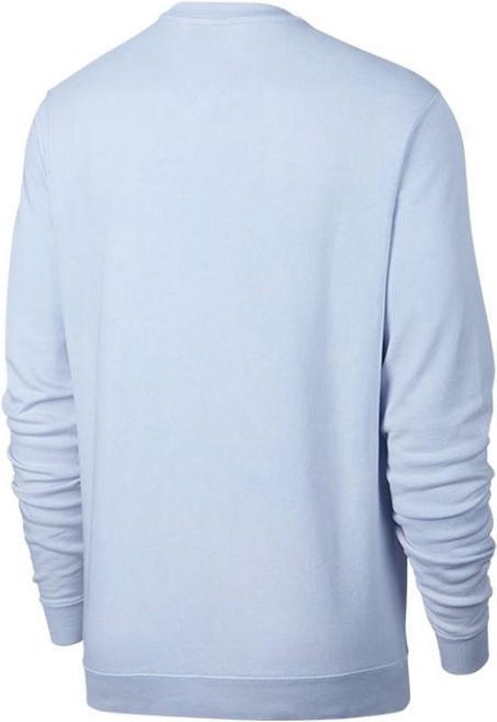 Nike crew sweater heren licht blauw/wit | bol.com