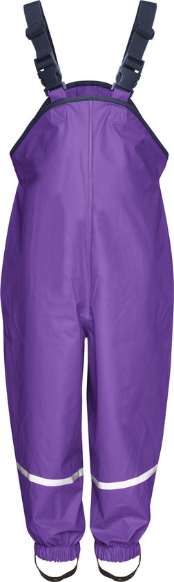 Playshoes - Regenbroek met bretels voor kinderen - Paars