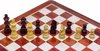 Afbeelding van het spelletje Luxe Schaakspel, Indisch Roodhout, magnetisch, 35x35 cm  Top Kwaliteit