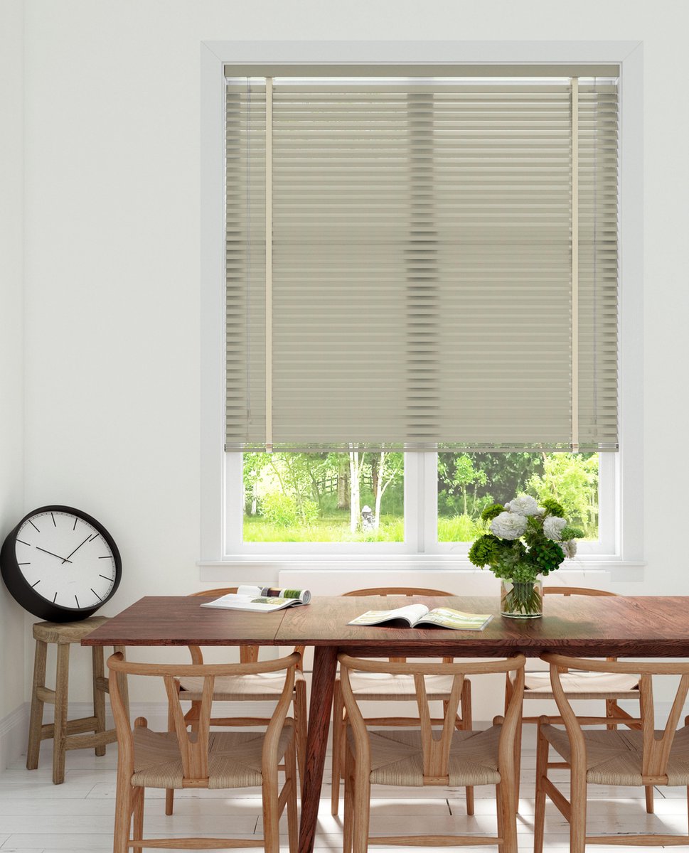 Decosol jaloezie - 50mm hout - 80x180 cm - leem