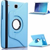 Samsung Galaxy Tab E 9.6 Inch SM - T560 / T561 Hoes Cover 360 graden draaibare Case Licht Blauw