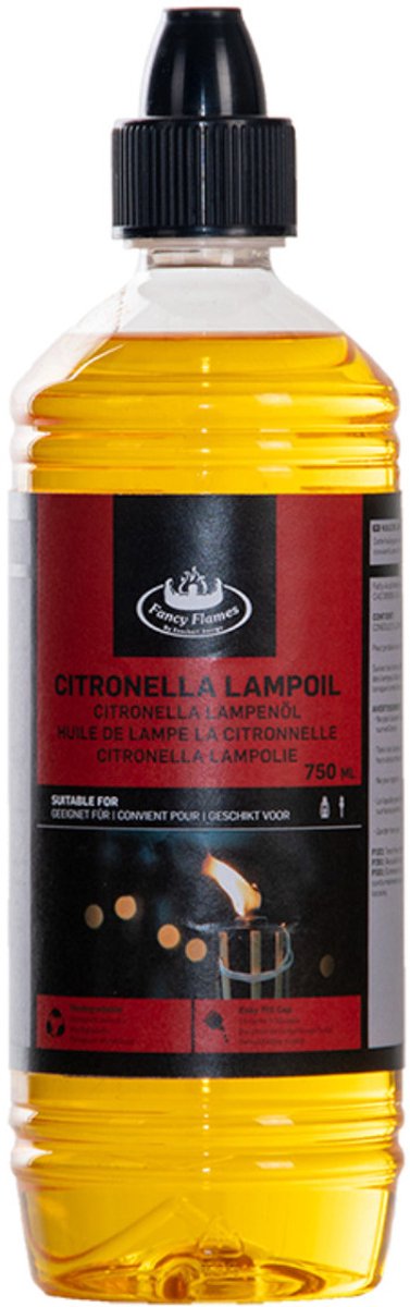 4x stuks bio citronella lampenolie/fakkelolie 750 ml van Citronmax — afbeelding 4