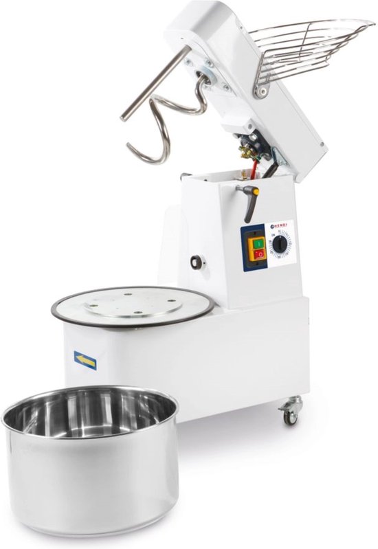 Hendi Deegmachine - kantelbare kop - verwijderbare mengkom - 88 kg/h - 32L - 230V/1100W van HENDI — afbeelding 2