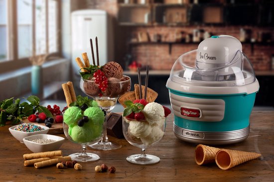 Ariete 0643/00 Party Time - IJsmachine - 1.5 liter inhoud - blauw van Merkloos — afbeelding 3