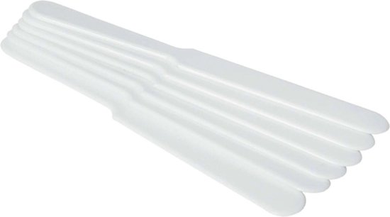BarUp Bierafstrijker - Set van 6 - Wit - 235x26 mm - Kunststof — afbeelding 2