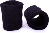 Bandeaux de poignet noirs pour adultes 2 pièces