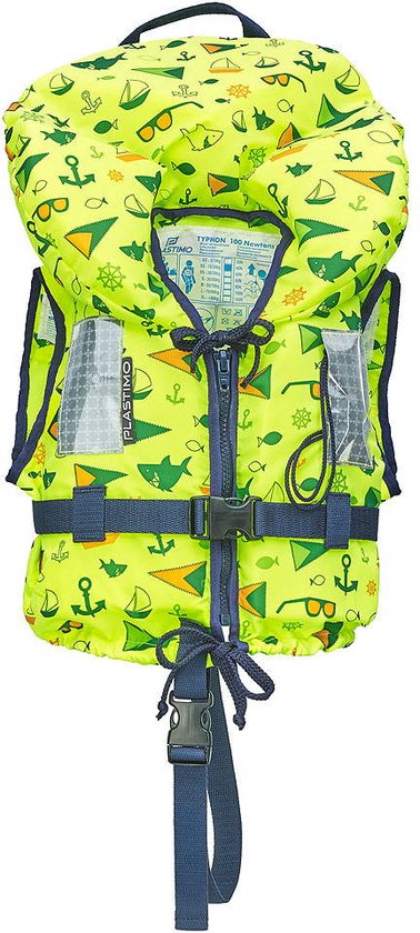 reddingsvest/zwemvest 3-10 kg Baby/kleuter t/m leeftijd 1 jaar Oranje vliegtuig motief