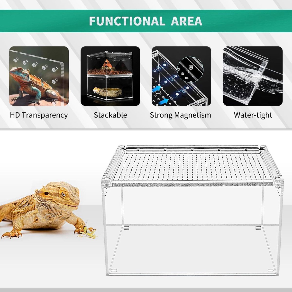 2 stuks niet-klevend terrarium verwarmingsmat voor reptielen - geschikt