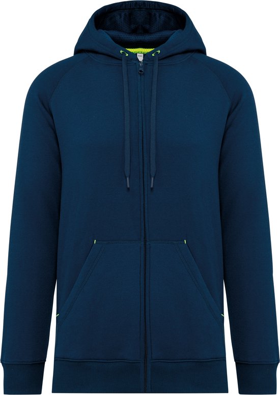 SportSweatshirt Unisexe M Proact Manches longues Sporty Navy 65% ​​​​Polyester, 35% Katoen