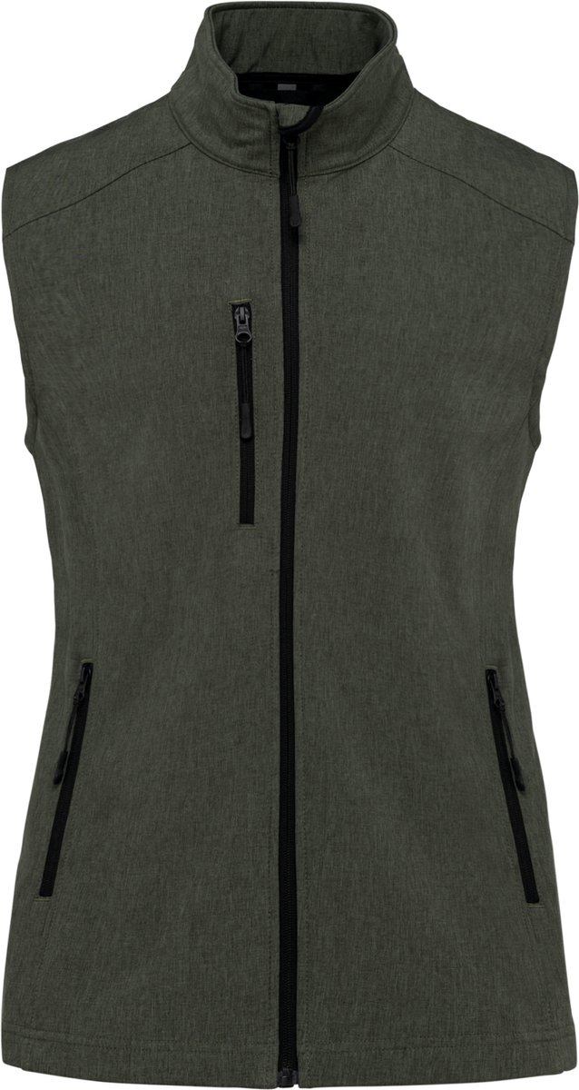Kariban Dames softshell bodywarmer K404 - Marl Green - M