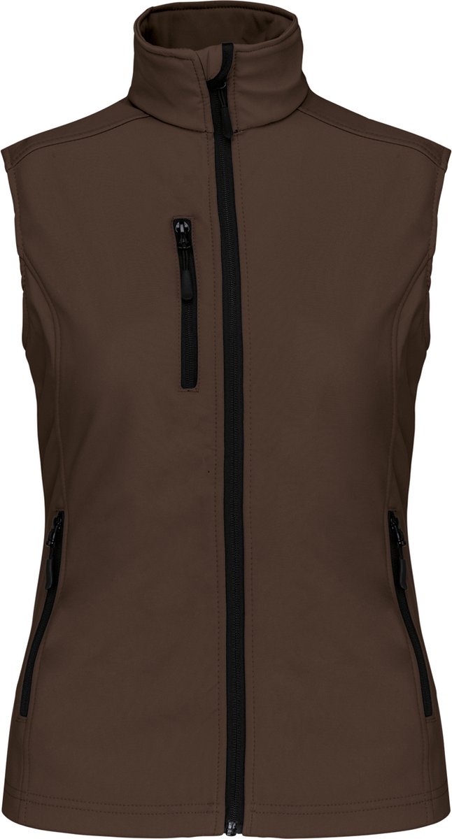 Kariban Dames softshell bodywarmer K404 - Chocolate - L