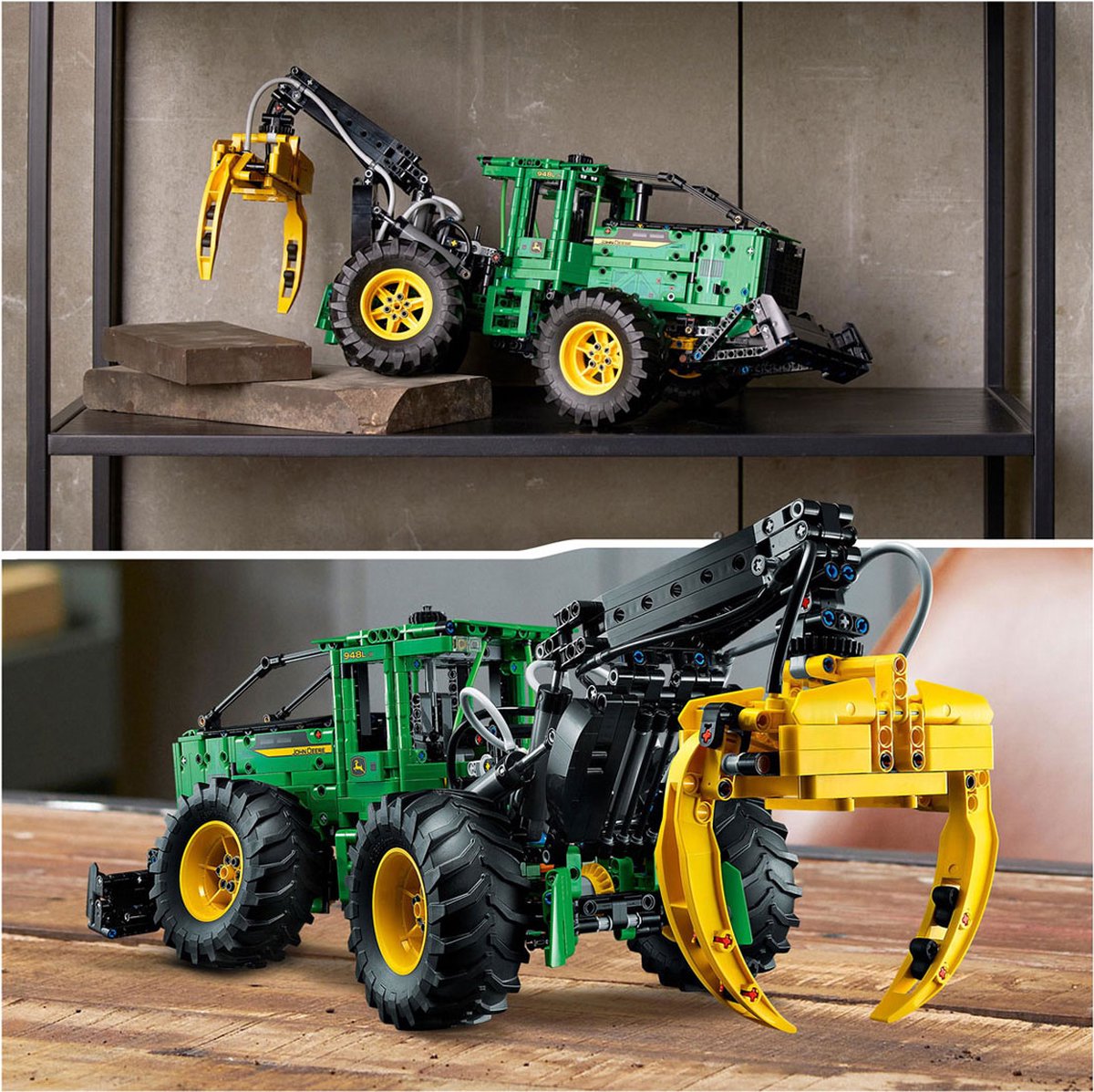 LEGO Technic John Deere 948L-II Skidder Voertuig Bouwpakket - 42157 – foto 3