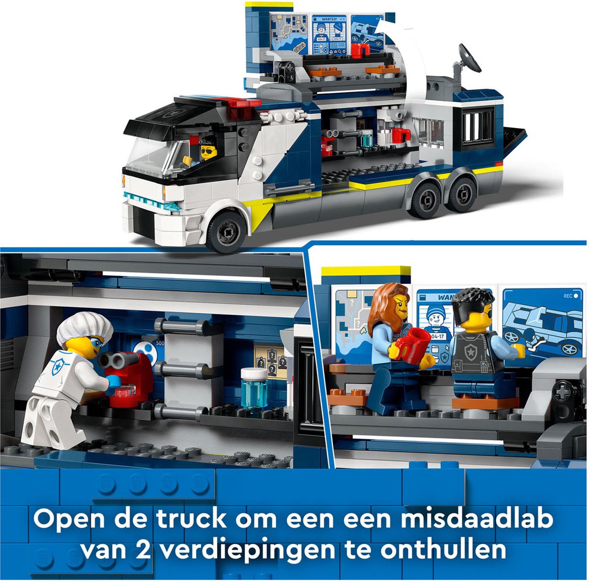 LEGO 60418 City Politielaboratorium in truck Politie Speelgoed voor Kinderen vanaf 7 jaar — afbeelding 16