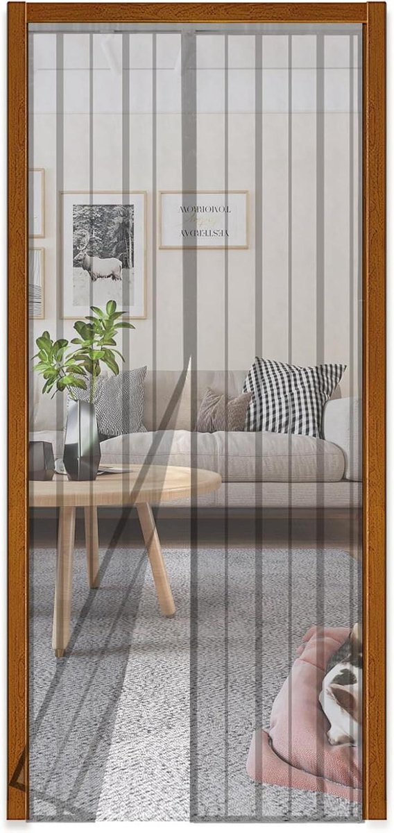 Magnetische vliegenhor - Deurkozijn - Vliegengaas - Houten ijzeren aluminium deuren - Balk