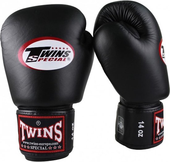 Twins Special - Gants de Kickboxing - BGVL3 - Noir - 14oz