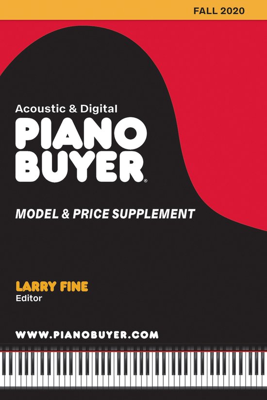 Piano Buyer Model & Price Supplement / Fall 2020 - cover