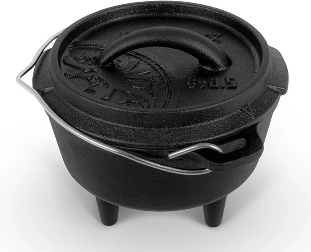 Petromax - Dutch oven - ft0.5 (LET OP = 0.56 L) gietijzer met deksel en pootjes