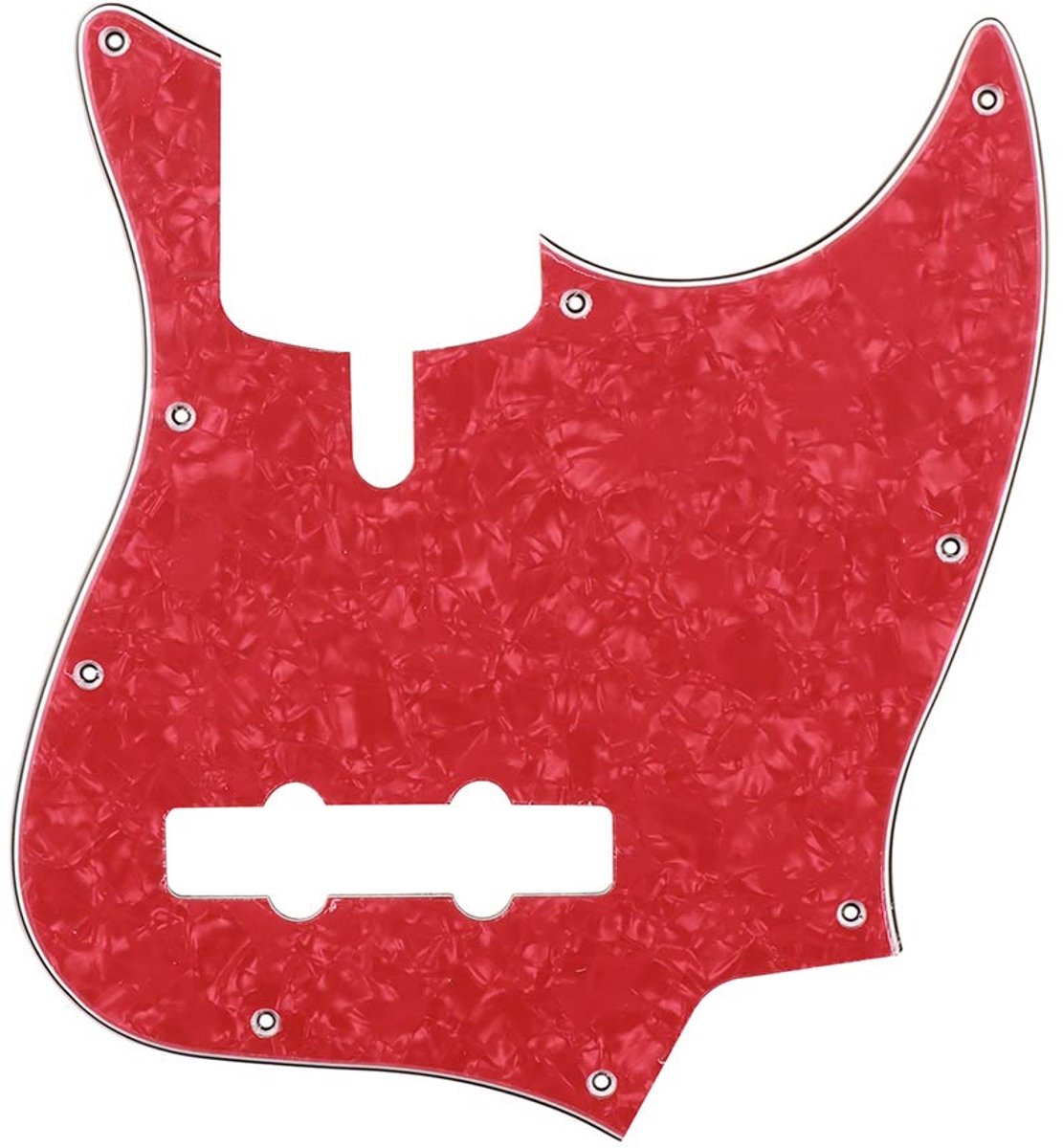 Boston M4V-310-PR pickguard, Sire Marcus Miller V-series 4-string, 3 ply, pearl red