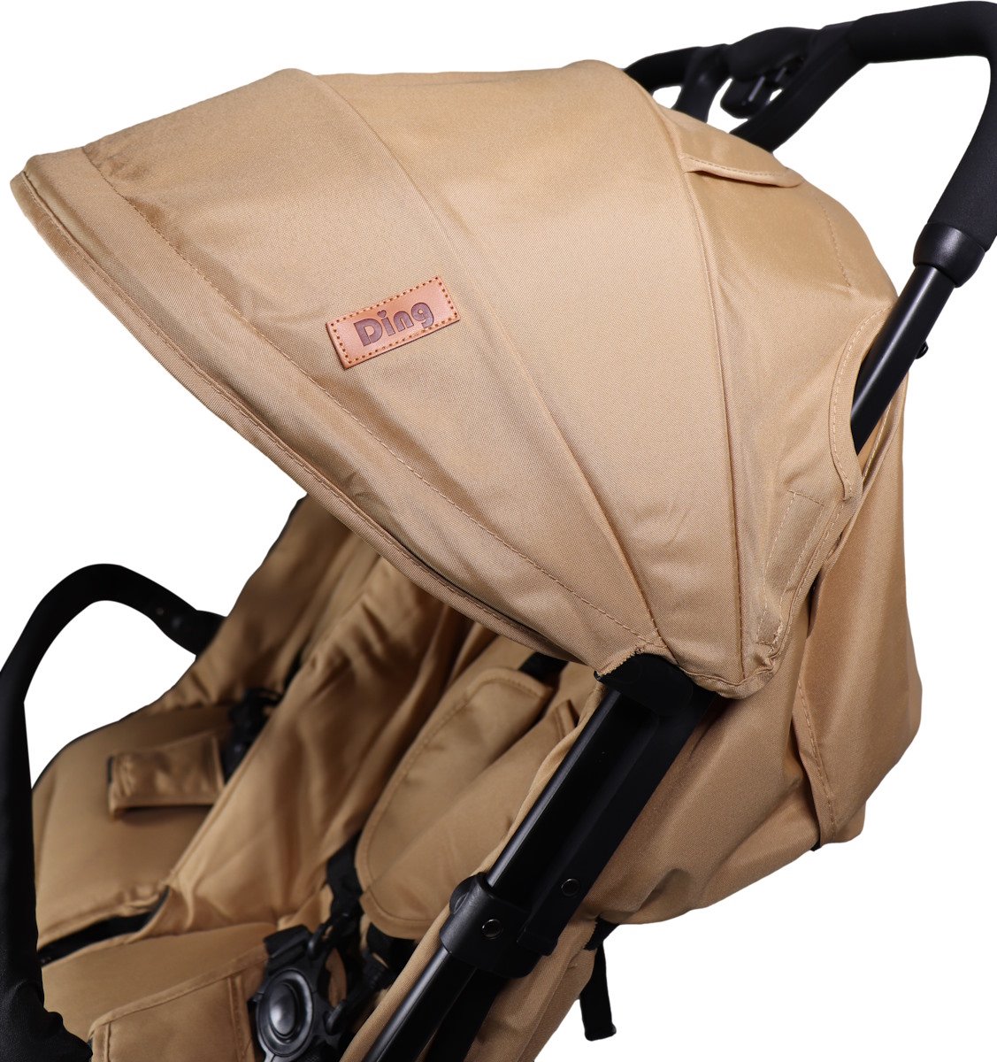 Ding Mellizo Duowagen Lichtgewicht Tweelingbuggy Camel - afbeelding 3