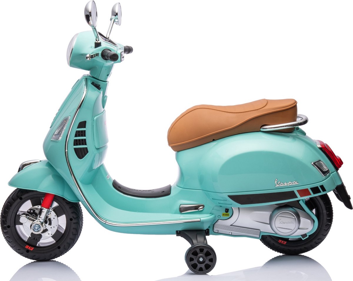 Eco Toys - Elektrische Vespa Scooter - Roze - Met LED-Koplamp, Claxon & Oplaadbare Batterij - Snelheid 2-3 km/u - Vanaf 3 Jaar - Max. 30 kg – foto 6
